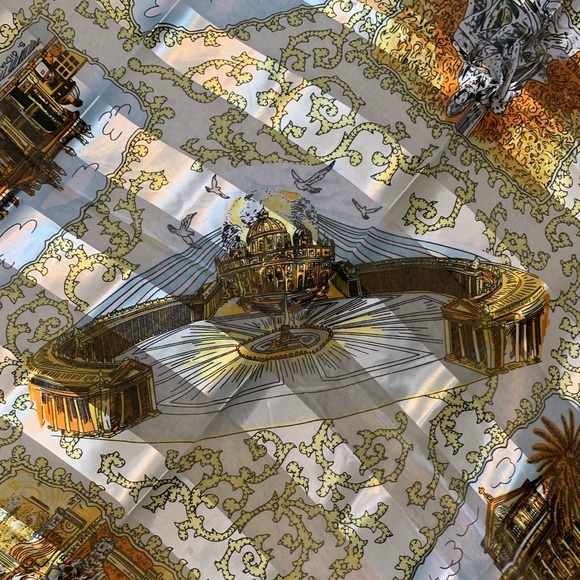 Rome Italy Scarf Italian City Scenes Souvenir European Roman Accessory Gift - Picture 6 of 14